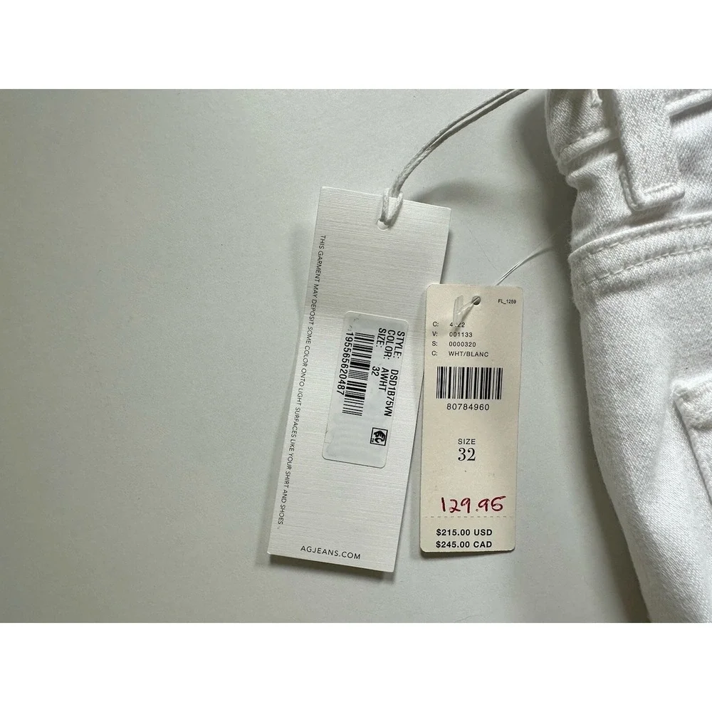 Ag Adriano Goldschmied new tags